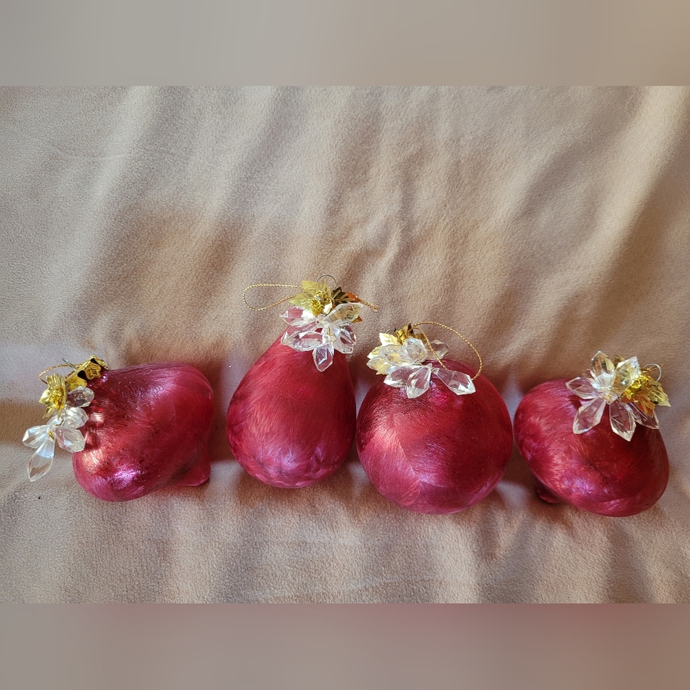 Vintage glass ornaments (set 1)